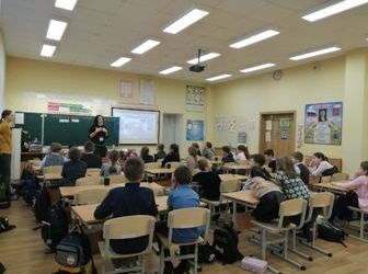 Сегодня в Муринской СОШ №3 побывали тренеры Школы Безопасности "Стоп Угроза"